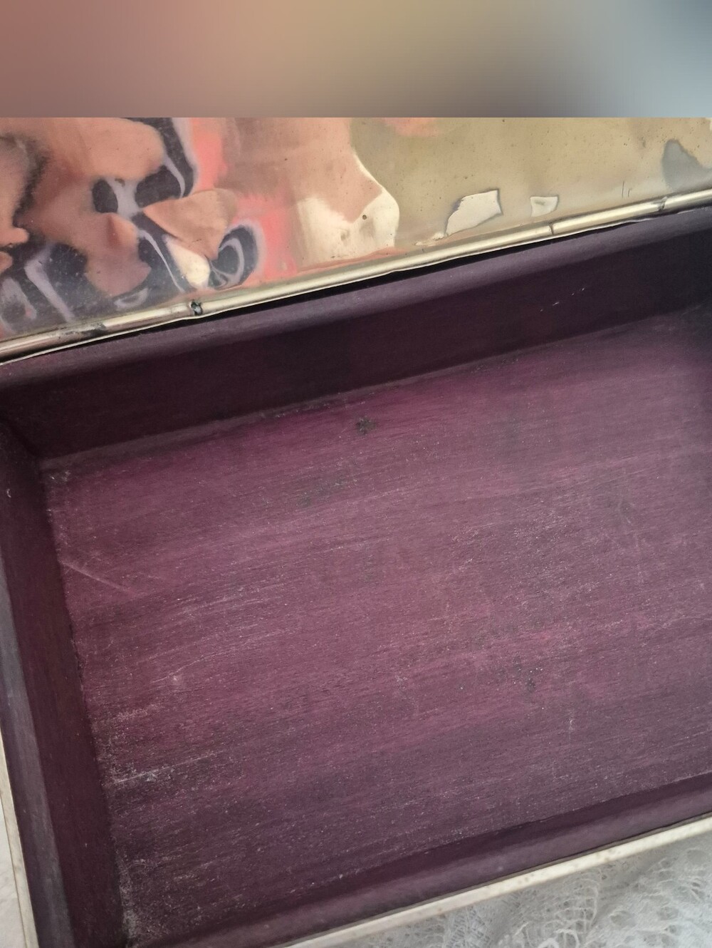 Vintage Silver And Mother Of Pearl/Abalone Box - Picture 9 of 11